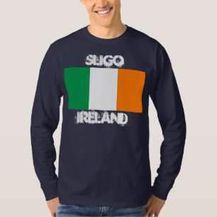 Camiseta Sligo, Irlanda con bandera irlandesa