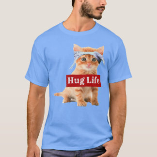 Camiseta SLIM FIT Hug Life Kitty Kitteten Cat Tee T