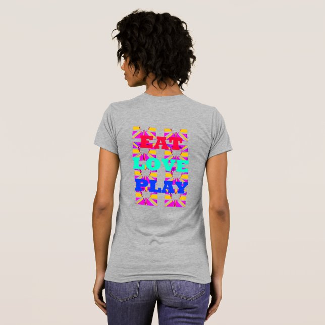 Camiseta Slim fit Love and PlayT-Shirt (Reverso completo)