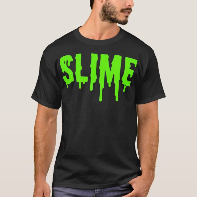 Camiseta Slime Green Slime Gift Gear  (Anverso)