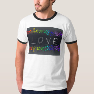 Camiseta SlipperyJoe ama burbujas rojo naranja amarillo ver