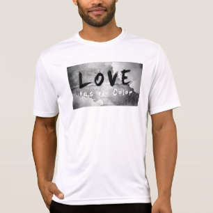 Camiseta SlipperyJoe el amor no tiene color raza tono de pi