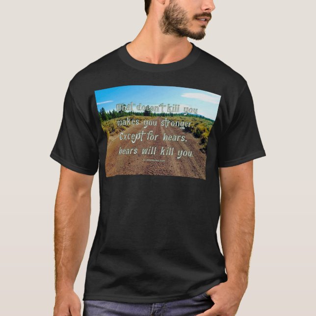 Camiseta SlipperyJoe es gracioso diciendo el bosque de grav (Anverso)