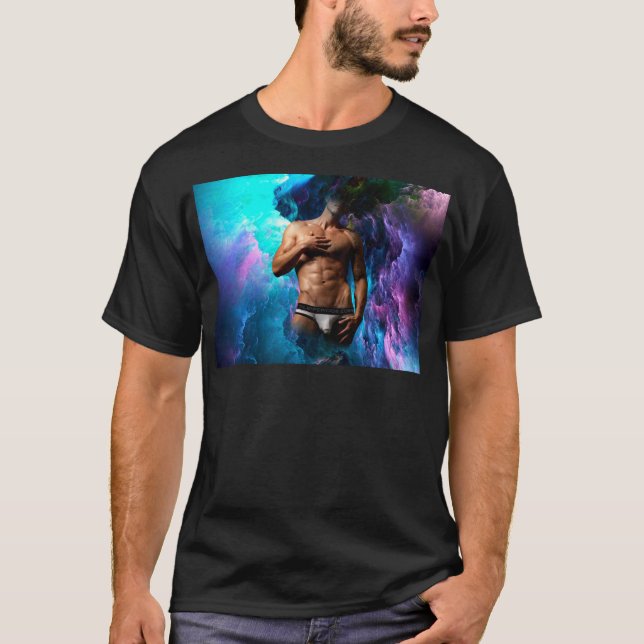 Camiseta SlipperyJoe hombre muscular macizo de ropa interio (Anverso)