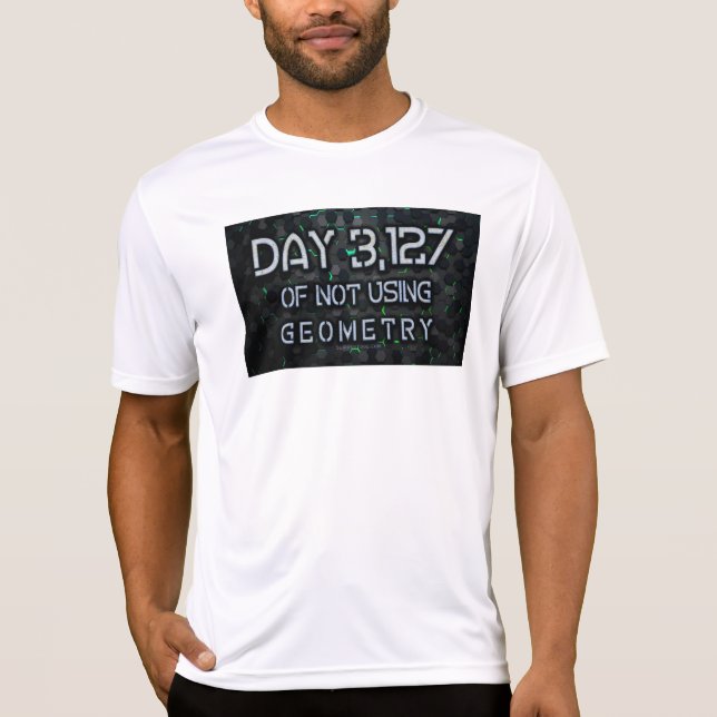 Camiseta SlipperyJoe no está usando hexa de entrelazado geo (Anverso)