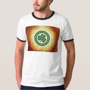 Camiseta SlipperyJoe's día de San Patricio brillante trébol