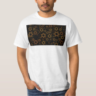 Camiseta SlipperyJoe's Estrella David temática de Hanukkah 