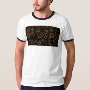 Camiseta SlipperyJoe's Estrella David temática de Hanukkah