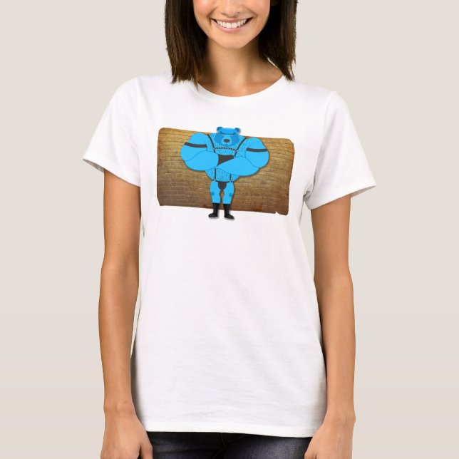 Camiseta SlipperyJoe's gay musgo personalizado thong leathe (Anverso)