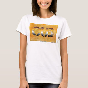 Camiseta SlipperyJoe's oso cachorro con raíces culturales L