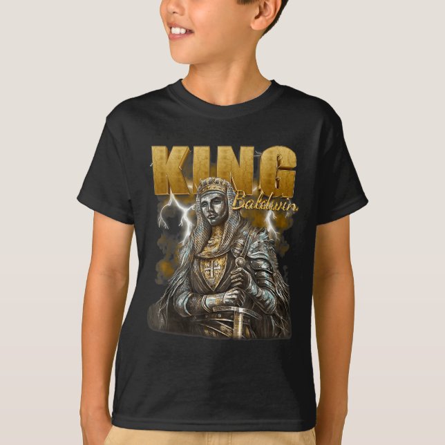 Camiseta Sliver Mask King Baldwin Iv Meme The Leper King Wa (Anverso)