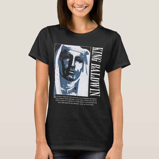Camiseta Sliver Mask King Baldwin Iv Meme The Leper King Wa (Anverso)