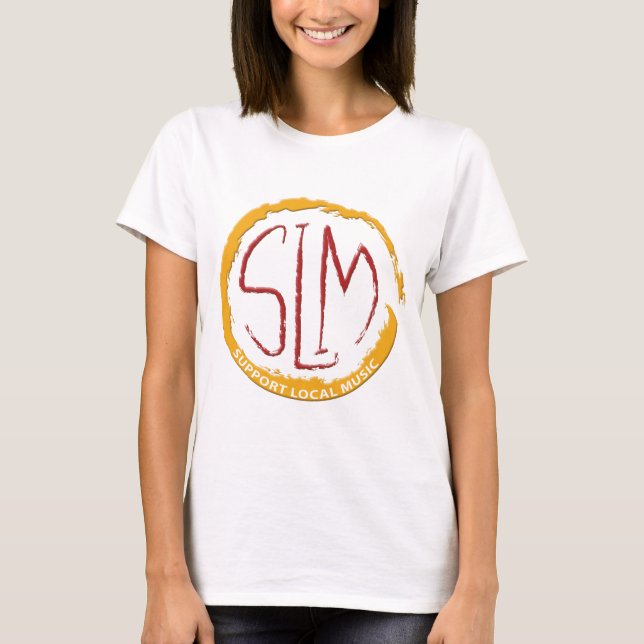 Camiseta SLM - Soporte de música local 2 (Anverso)