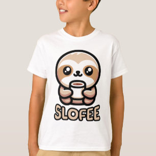 Camiseta ¡Slofee! Personalizado de bollo de café con leche