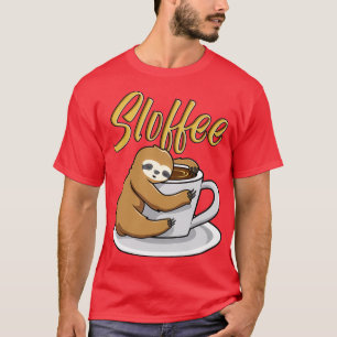 Camiseta Sloffee Funny Sloth Coffee Mug