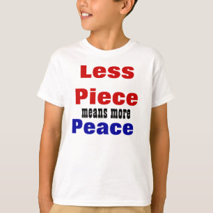 Camiseta Slogan de control de armas infantil