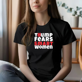 Camiseta Slogan de protesta anti-triunfo feminista rojo neg