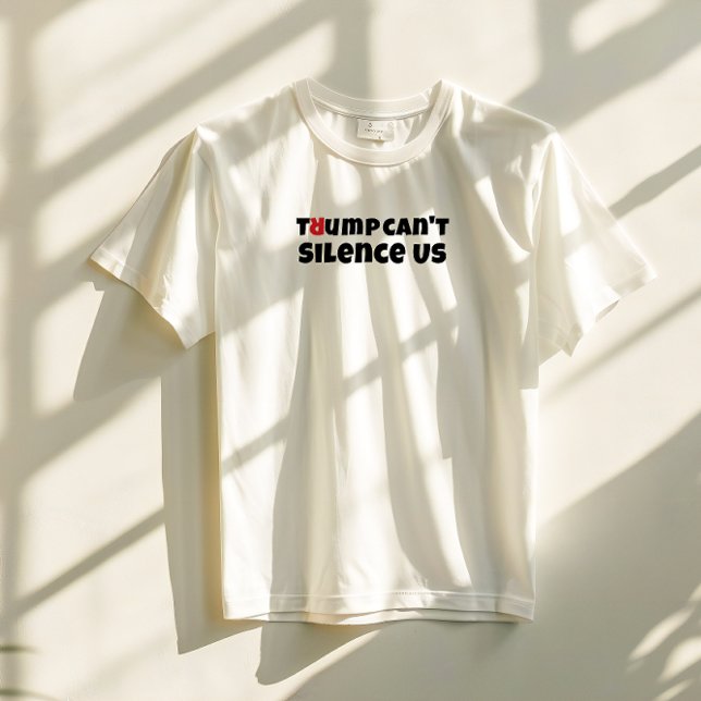 Camiseta Slogan de protesta estudiantil anti Trump elegante (Subido por el creador)