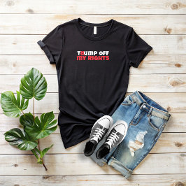 Camiseta Slogan de protesta estudiantil anti Trump elegante