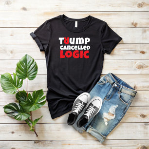 Camiseta Slogan de protesta estudiantil anti-trump negro ro