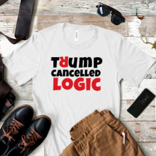 Camiseta Slogan de protesta estudiantil anti-Trump rojo neg