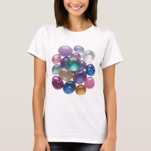 Camiseta Slogan Estrellas GLASYAS Plateadas con Es