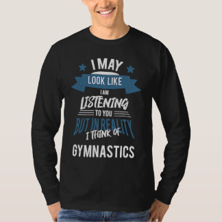 Camiseta slogan for gymnast gymnastics
