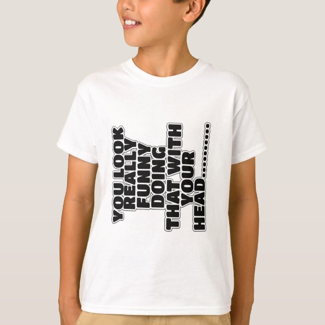 Camiseta Slogan gracioso (Anverso)