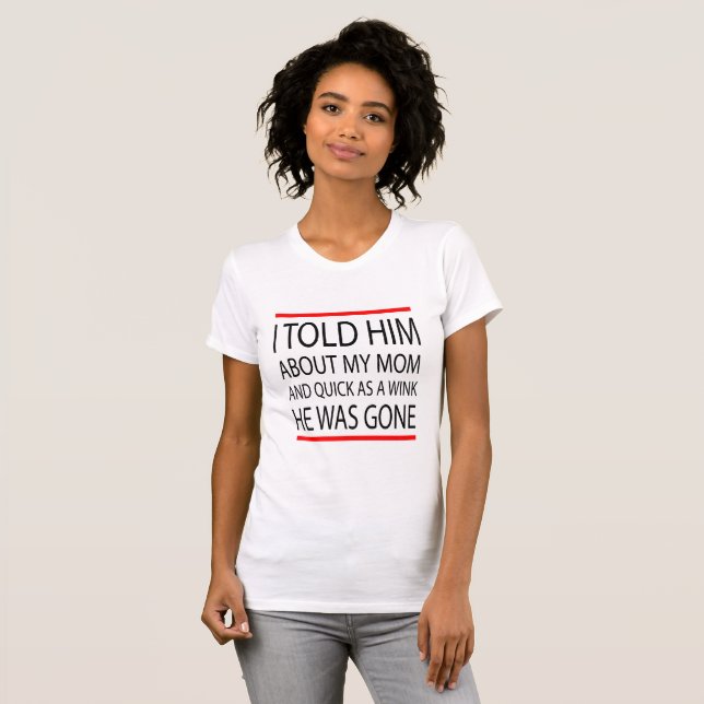 Camiseta Slogan gracioso (Anverso completo)