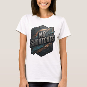Camiseta Slogan Gris de Moda SIN ATajos