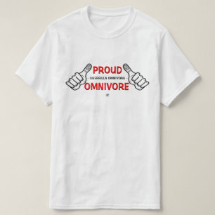 Camiseta Slogan omnivore