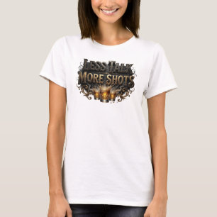 Camiseta Slogan Rosa Fresco MENOS CHARLA MÁS DISPA