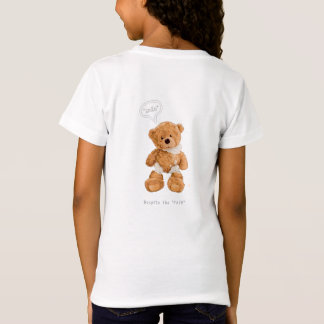 Camiseta Slogan sonreír con el corazón roto del oso.
