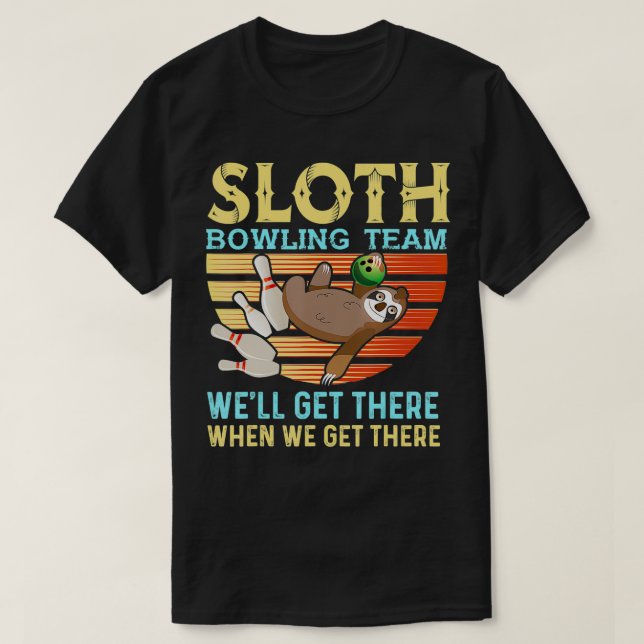 Camiseta Sloling Bowling Funny Bowler Bowler (Diseño del anverso)
