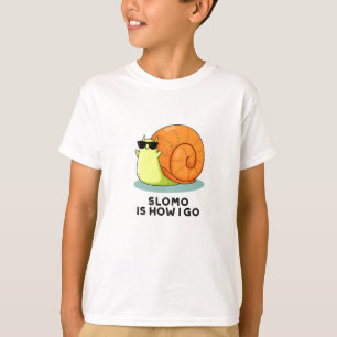 Camiseta Slomo Es Cómo Me Voy A La Graciosa Pun De Caracol