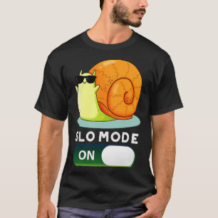 Camiseta Slomode En Divertida Moción Lenta Pun De Caracol 1