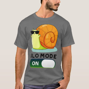 Camiseta Slomode En Graciosa Moción Lenta Pun De Caracol