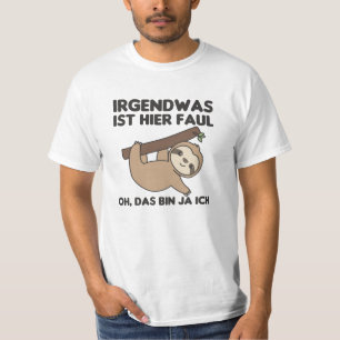 Camiseta Slony Divertido diciendo Sloth Relajado