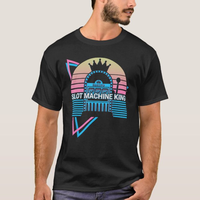 Camiseta Slot Machine King Casino Gambling (Anverso)