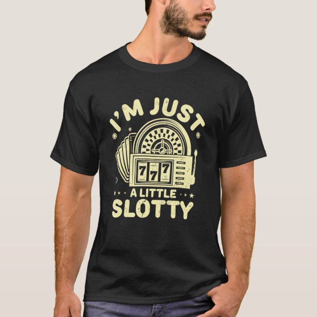 Camiseta Slot Machine Roulette Gambler Betting Casino Gambl (Anverso)
