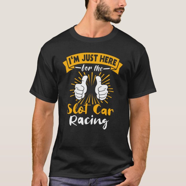 Camiseta Slot Racing Controller Race Track Slot Car (Anverso)