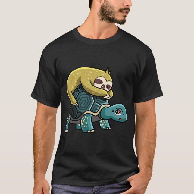 Camiseta Sloth andurtle vintage (Anverso)