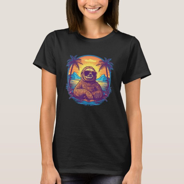 Camiseta Sloth   Animal Men Women Kids 4 (Anverso)