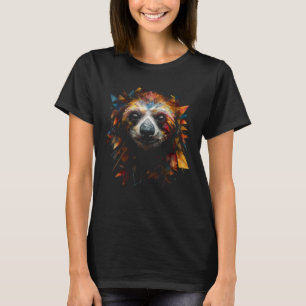 Camiseta Sloth Artwork Animal Sloth