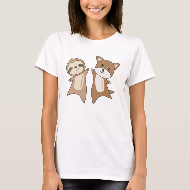 Camiseta Sloth Beagle Dog Animal Amanece a los perros (Anverso)
