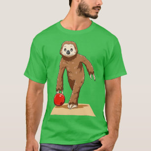 Camiseta Sloth Bowling Sloth Jugando Bowling T