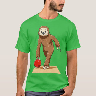 Camiseta Sloth Bowling Sloth Jugando Bowling T