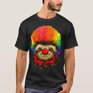 Camiseta Sloth Clown Wildlife Sloth Animal Circus