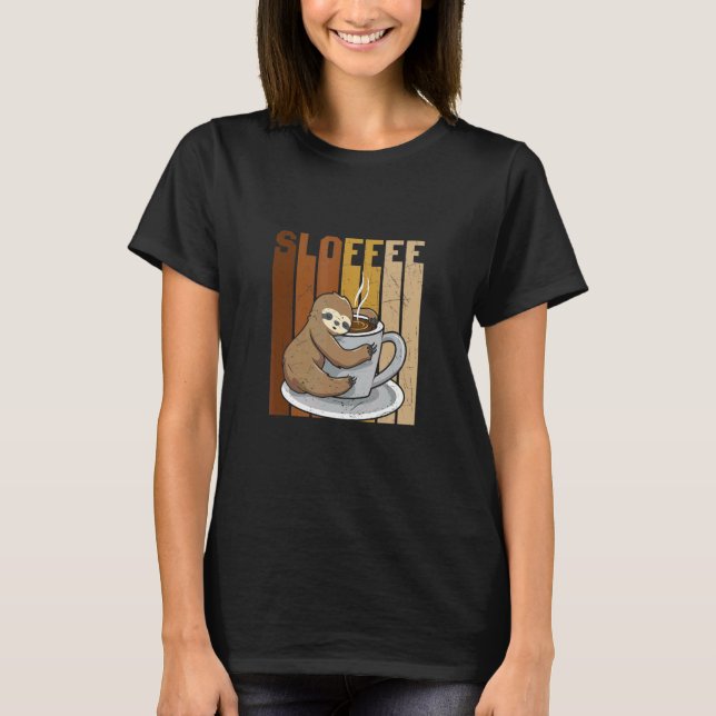 Camiseta Sloth Coffee Sloffee   (Anverso)