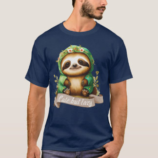 Camiseta Sloth Cut pero perezoso en un sudadero deportivo a